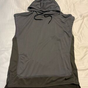 Nike sleeveless hoodie